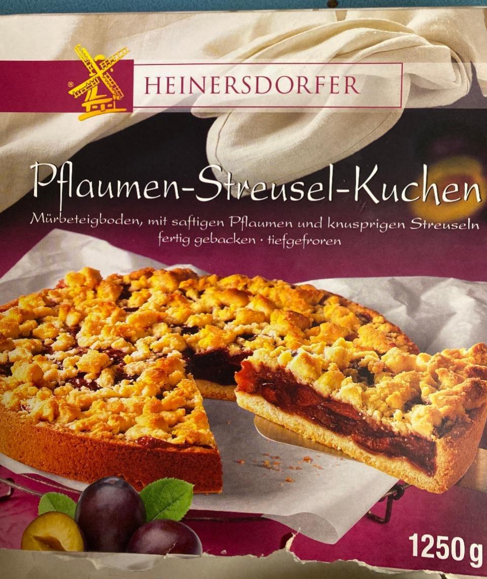 Fotografie - Pflaumen streusel kuchen Heinersdorfer