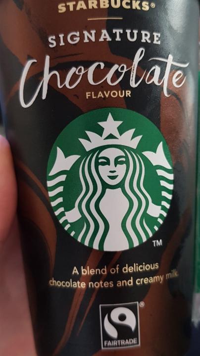 Fotografie - Chocolate flavour starbucks signature