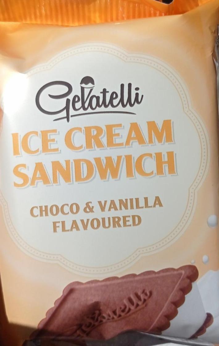 Fotografie - Ice cream sandwich choco vanilla Gelatelli