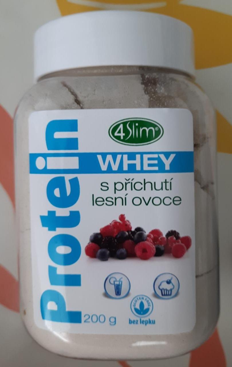 Fotografie - Whey Protein s příchutí lesní ovoce 4Slim