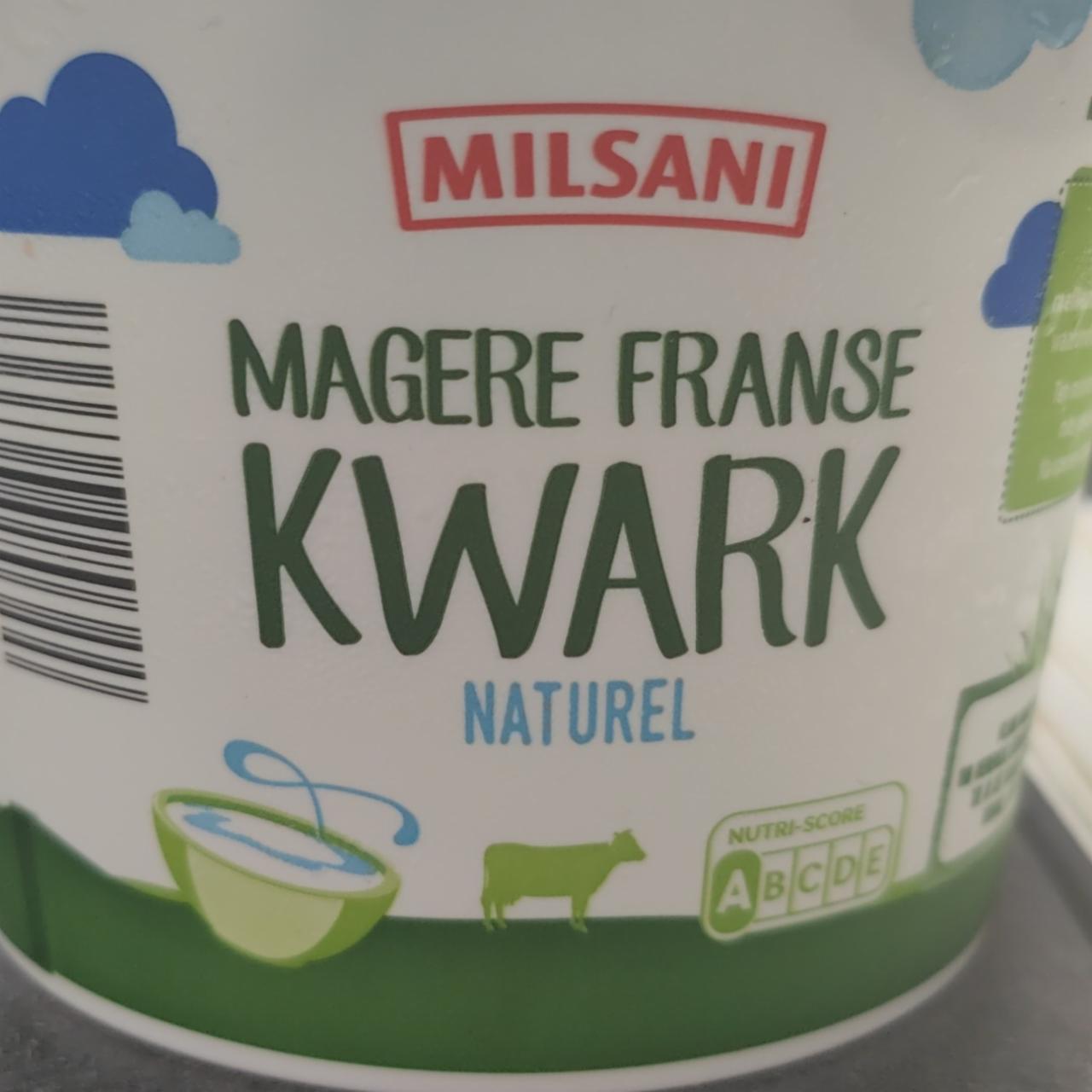 Fotografie - Magere Franse Kwark Naturel Milsani