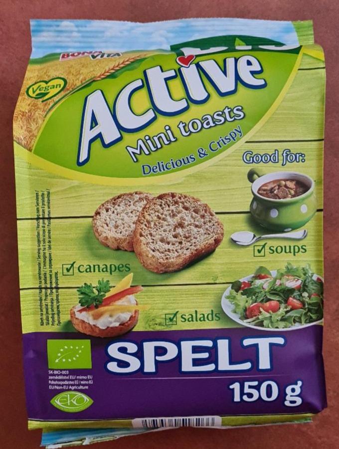 Fotografie - Active Mini toasts Spelt Bonavita