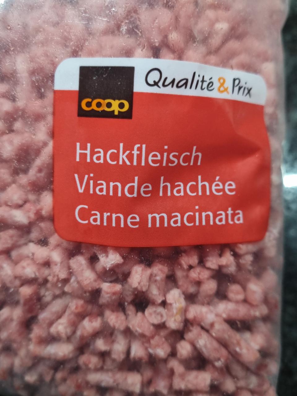 Fotografie - Hackfleisch Coop Qualité & Prix