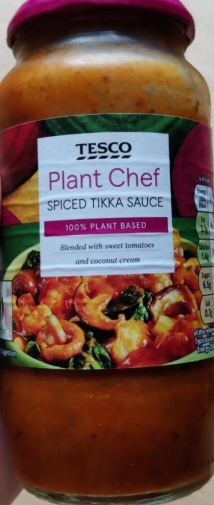 Fotografie - tesco plant chef spiced tikka sauce