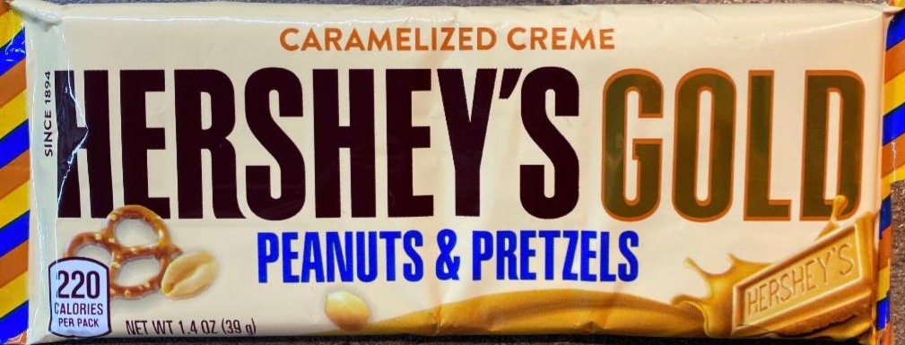 Fotografie - Peanuts & Pretzels Hershey's Gold