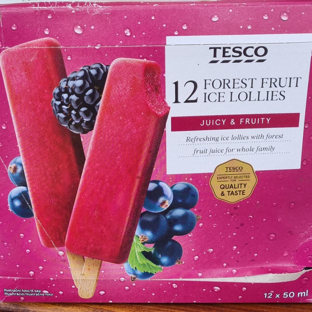 Fotografie - 12 Forest fruit Ice lollies Tesco