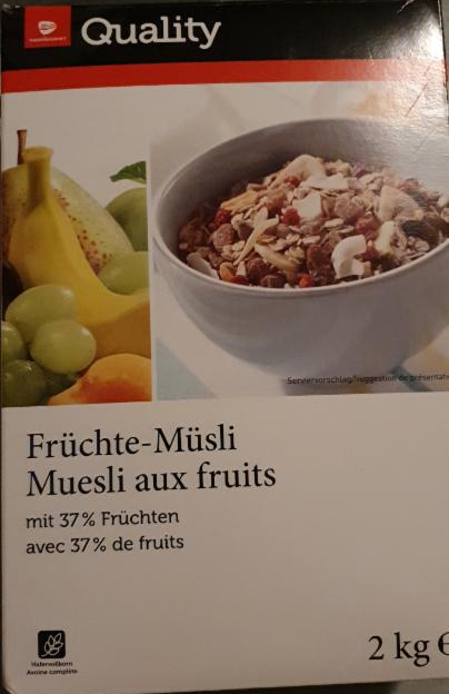 Fotografie - Früchte Müsli Selgros