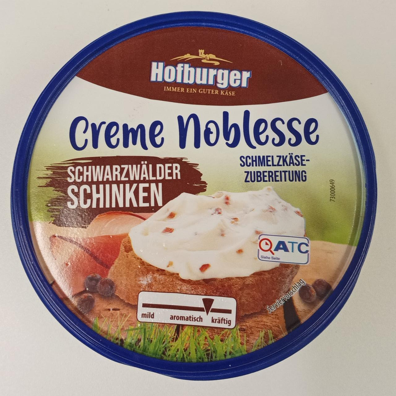 Fotografie - Creme Noblesse Schwarzwälder Schinken Hofburger