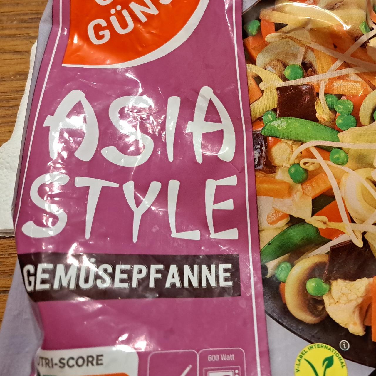 Fotografie - Asia Style Gemüsepfanne Gut & Günstig