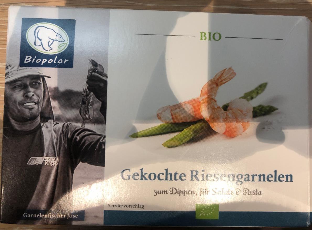 Fotografie - Bio Gekochte Riesengarnelen Biopolar