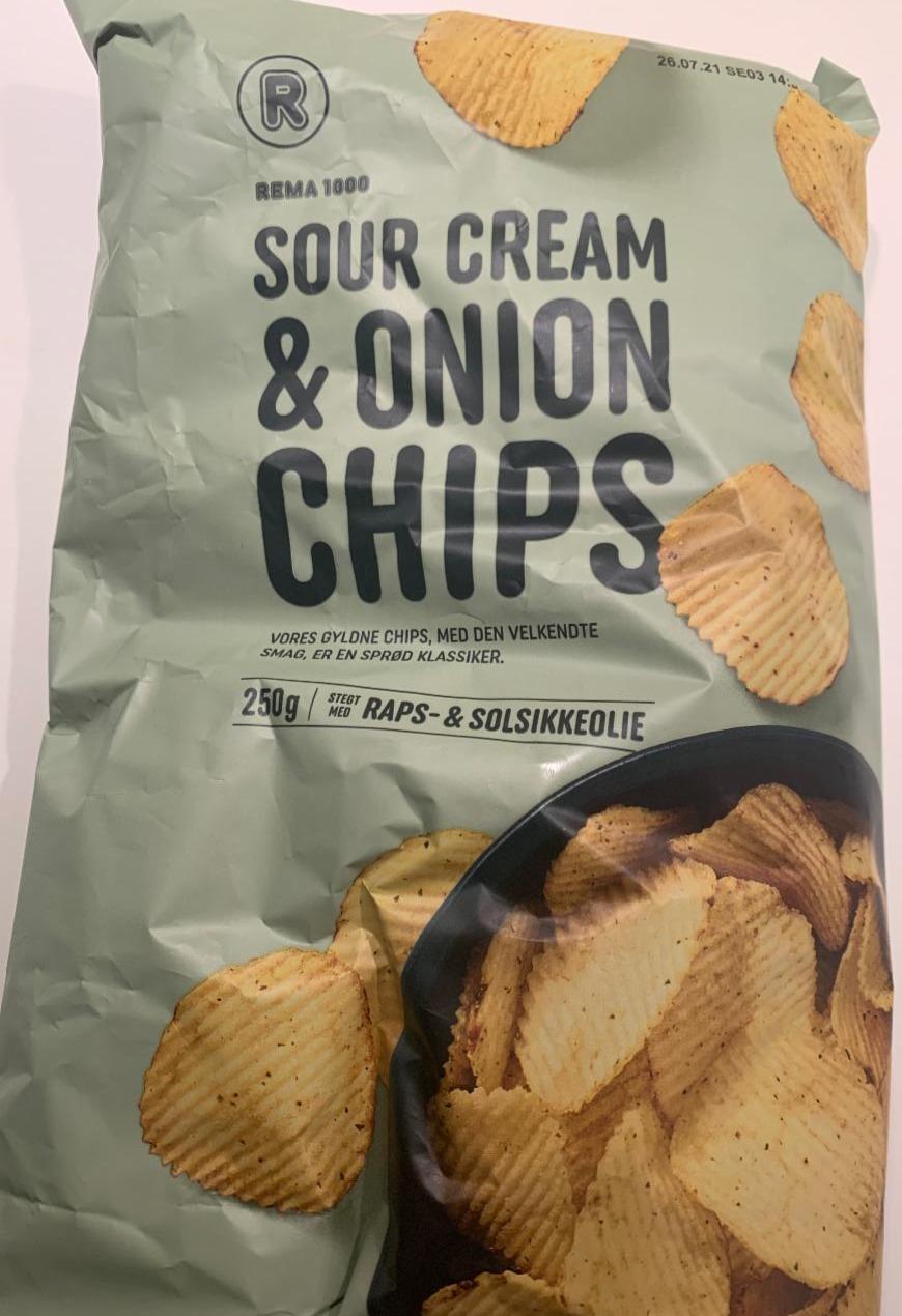 Fotografie - Sour cream & onion chips Rema1000