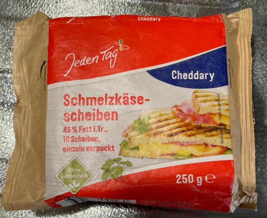 Fotografie - Schmelzkäsescheiben Cheddary 45% Fett Jeden Tag