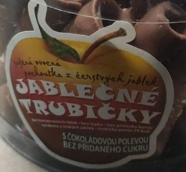 Fotografie - Jablečné trubičky s čokoládovou polevou bez přidaného cukru Bioprodukt JT