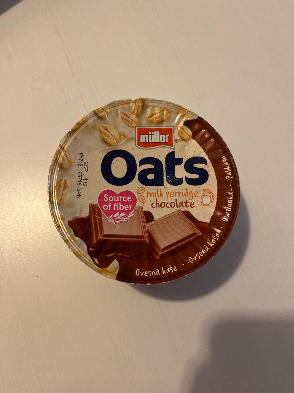 Fotografie - Oats Milk Porridge Chocolate Müller