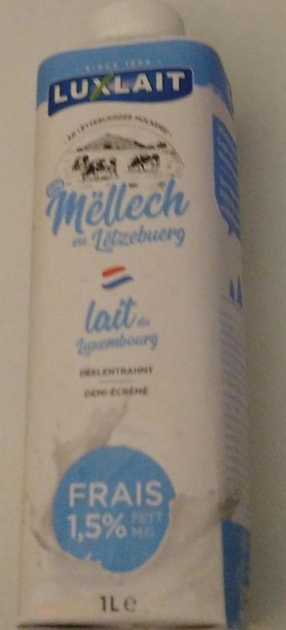 Fotografie - Lait demi-écrémé frais 1,5% Luxlait