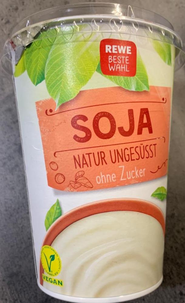 Fotografie - SOJA natur ungesüsst ohne Zucker REWE Beste Wahl