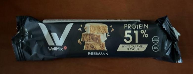 Fotografie - Protein 51% white caramel flavour WellMix