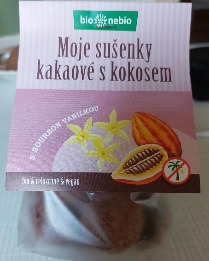 Fotografie - Bio Moje sušenky kakaové s kokosem Bio nebio