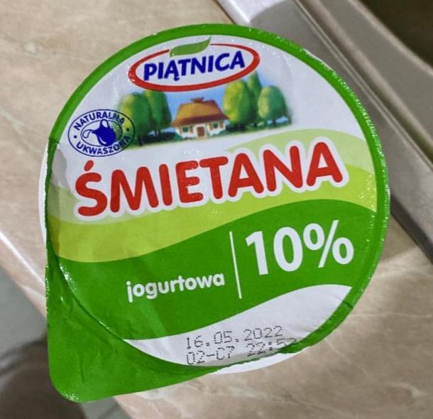 Fotografie - Śmietana jogurtowa 10% Piątnica