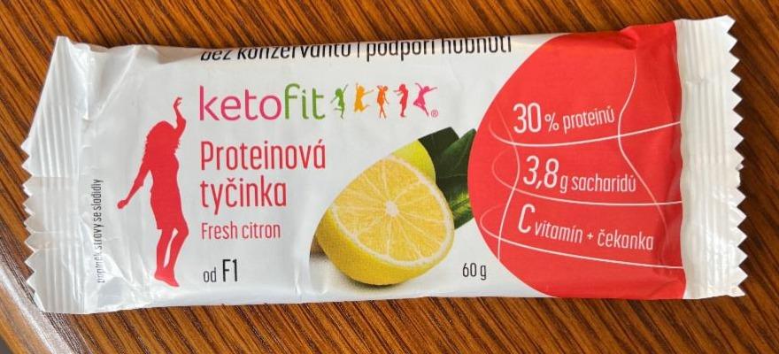 Fotografie - Proteinová tyčinka fresh citron KetoFit