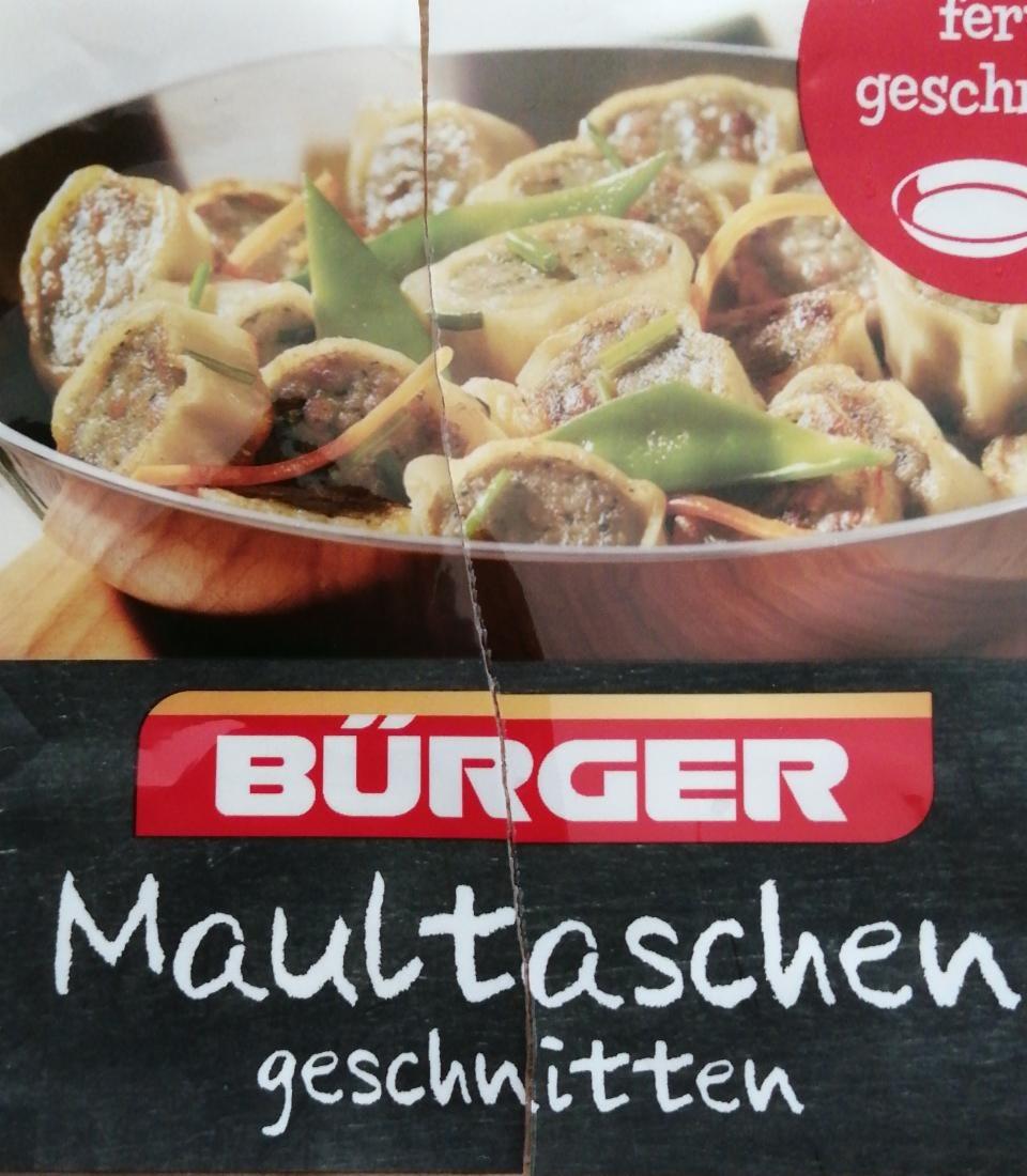 Fotografie - Maultaschen geschnitten Bürger