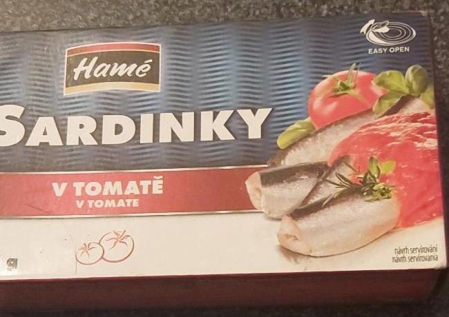 Fotografie - Sardinky v tomatě Hamé