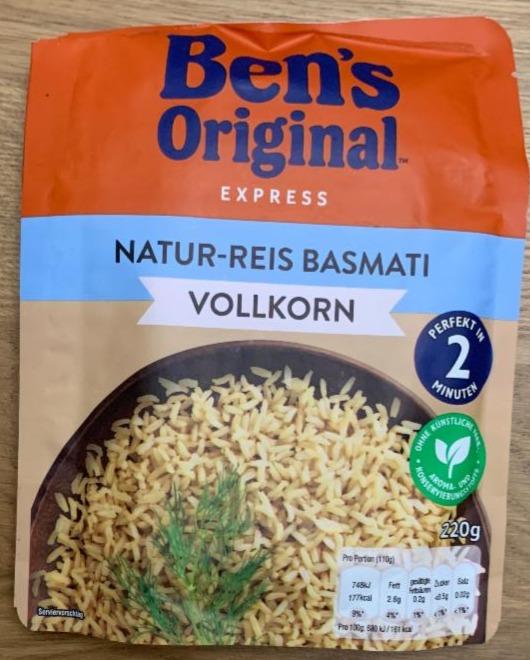 Fotografie - Express Natur-Reis Basmati Vollkorn Ben's Original