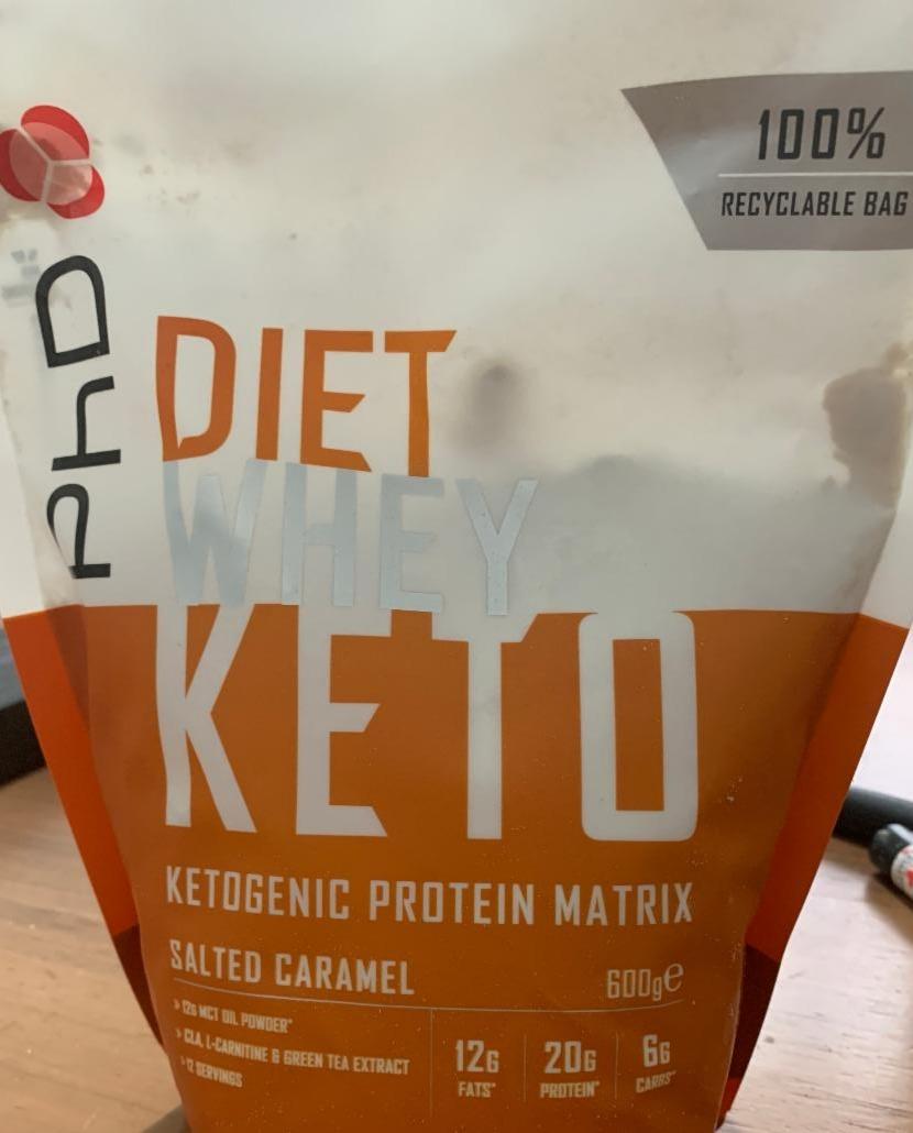 Fotografie - phd diet whey Keto salted karamel