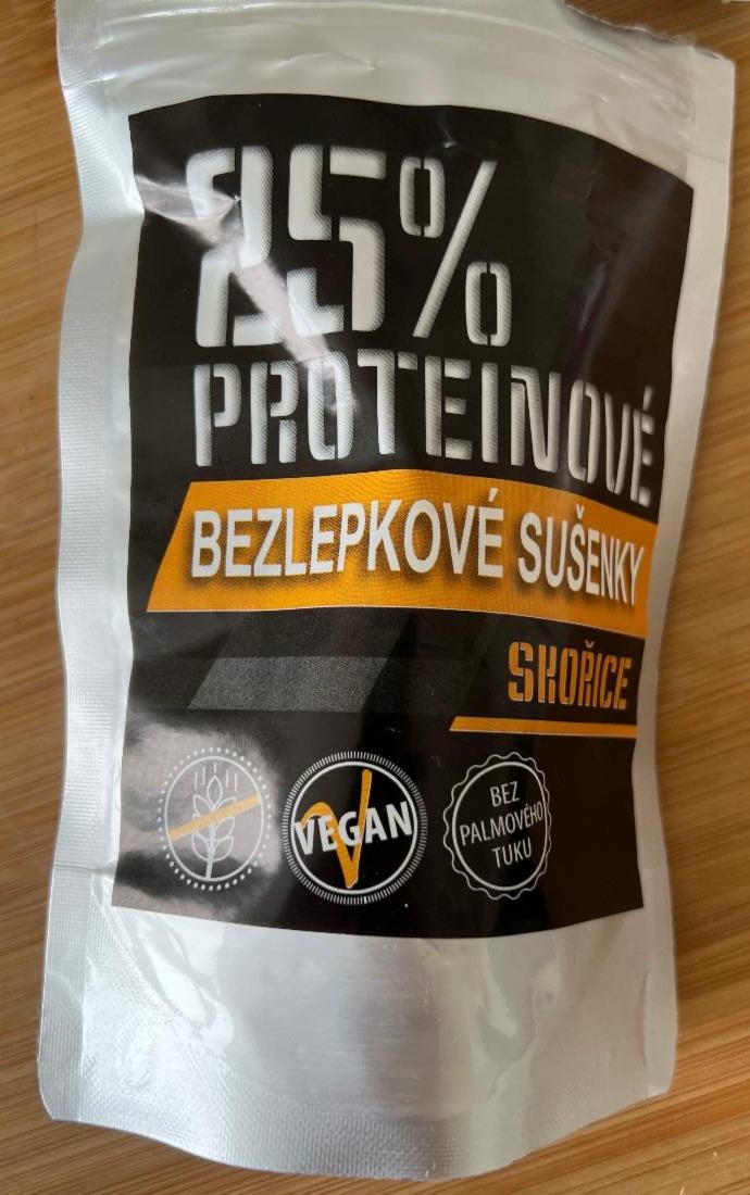 Fotografie - 25% proteinové bezlepkové sušenky skořice Madhuri