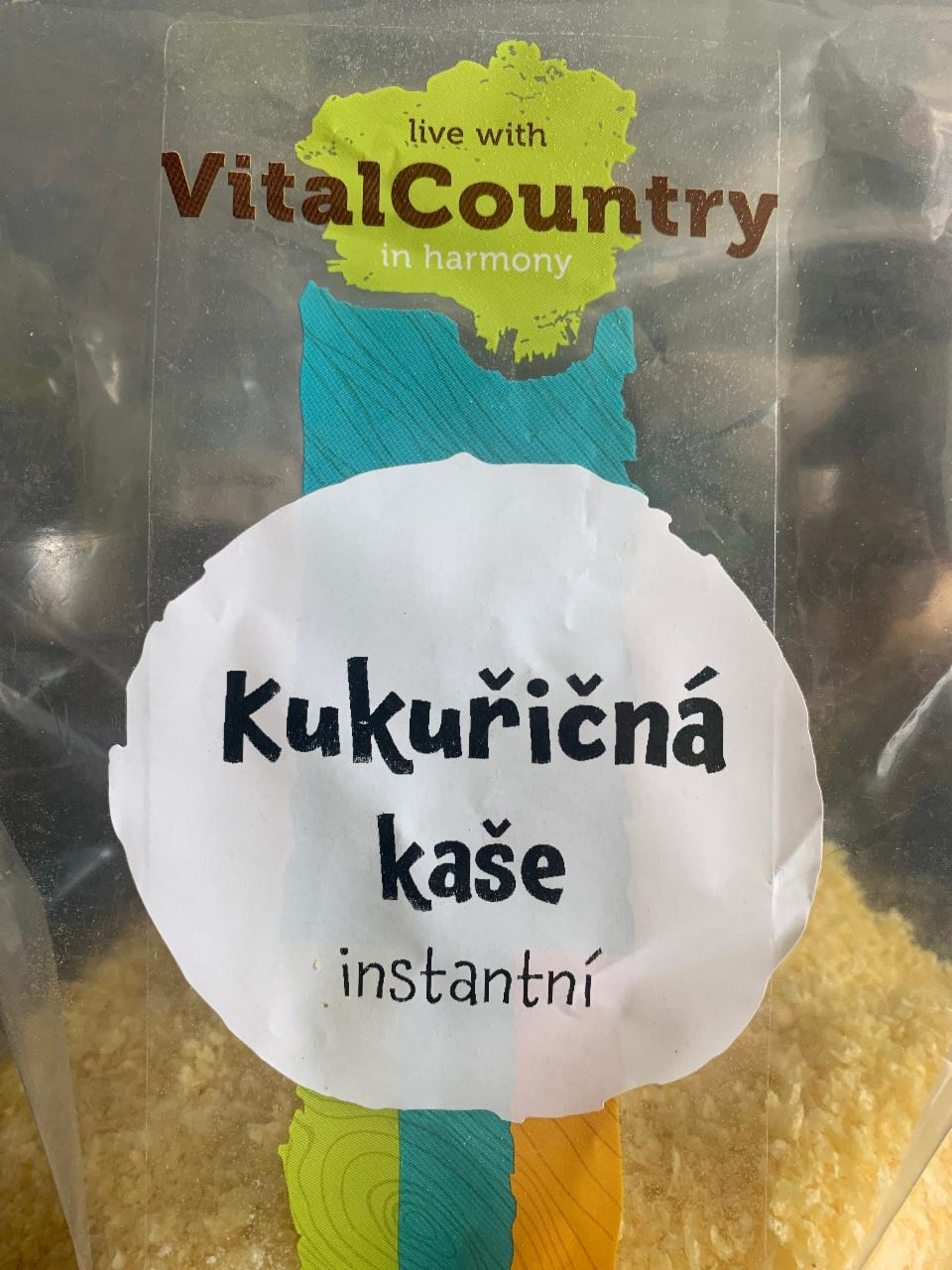 Fotografie - Kukuřičná kaše instantní VitalCountry