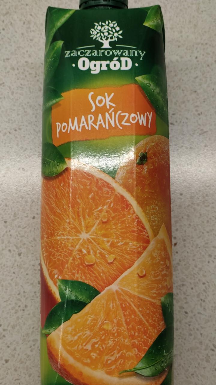 Fotografie - zaczarowany Ogród Sok pomaranczowy