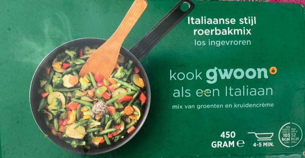 Fotografie - g'woon Italiaanse Stijl Roerbakmix los roerbakmix