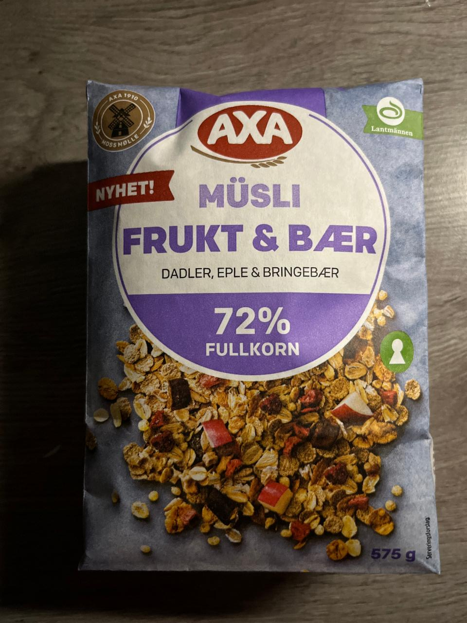 Fotografie - Müsli frukt & bær Axa