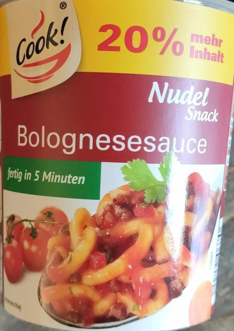 Fotografie - Nudel Snack Bolognesesauce Cook!