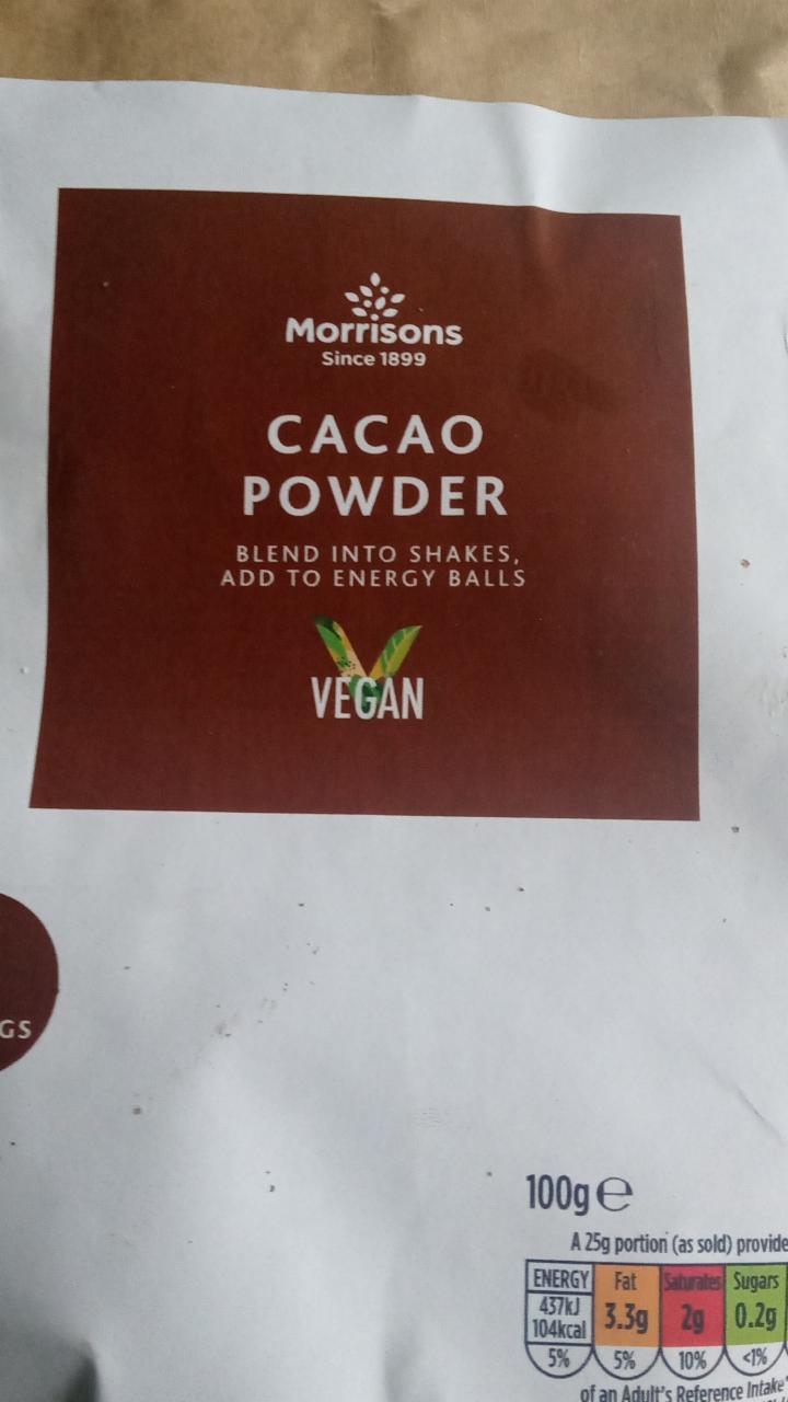 Fotografie - Cacao powder Morrisons