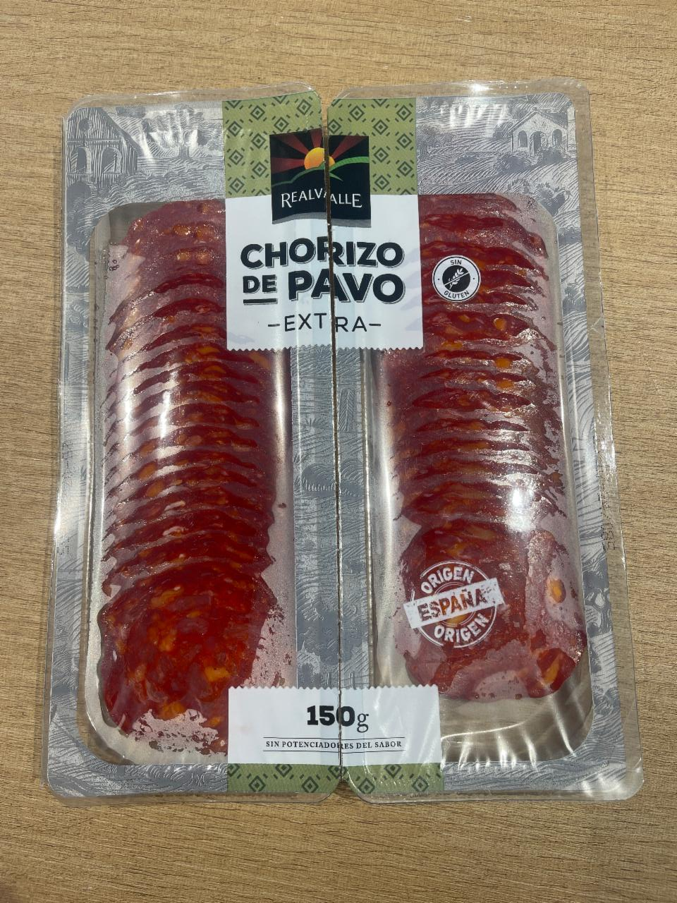 Fotografie - Chorizo de pavo extra Realvalle