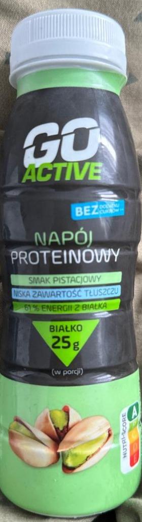 Fotografie - Napój proteinowy smak pistacjowy Go active