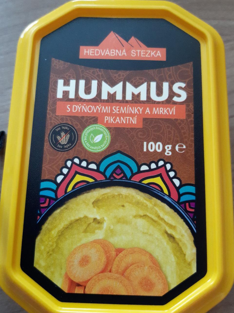 Fotografie - Hummus s dýňovými semínky a mrkví pikantní Hedvábná stezka