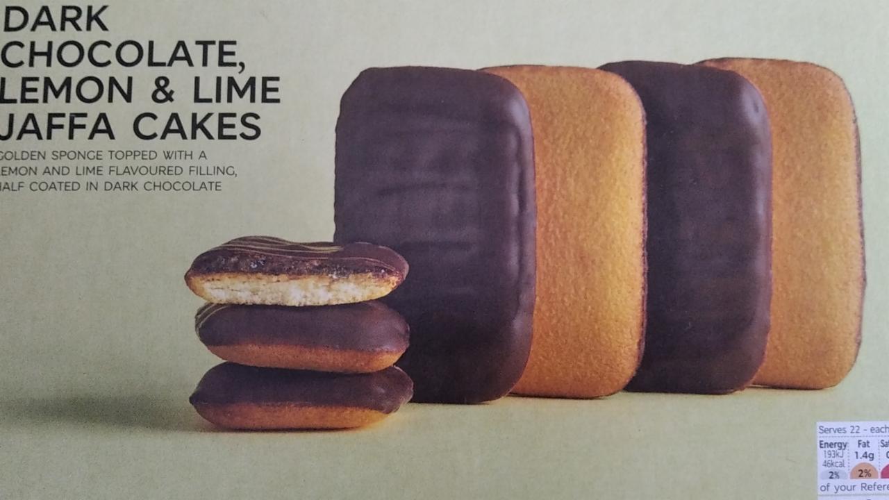 Fotografie - Dark Chocolate Lemon & Lime Jaffa Cakes M&S Food