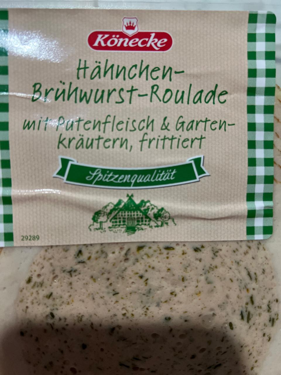 Fotografie - Hähnchen-Brühwurst-Roulade Könecke