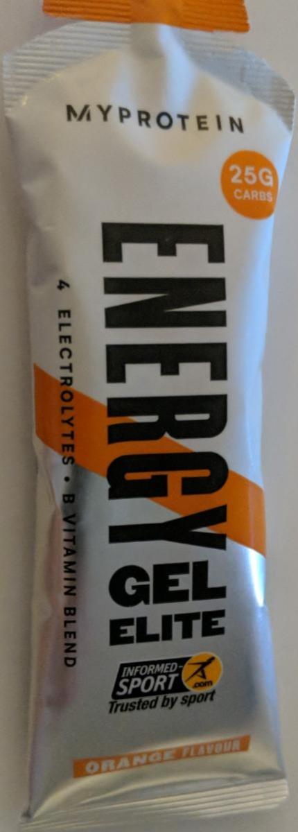 Fotografie - Energy Elite Gel Orange Myprotein