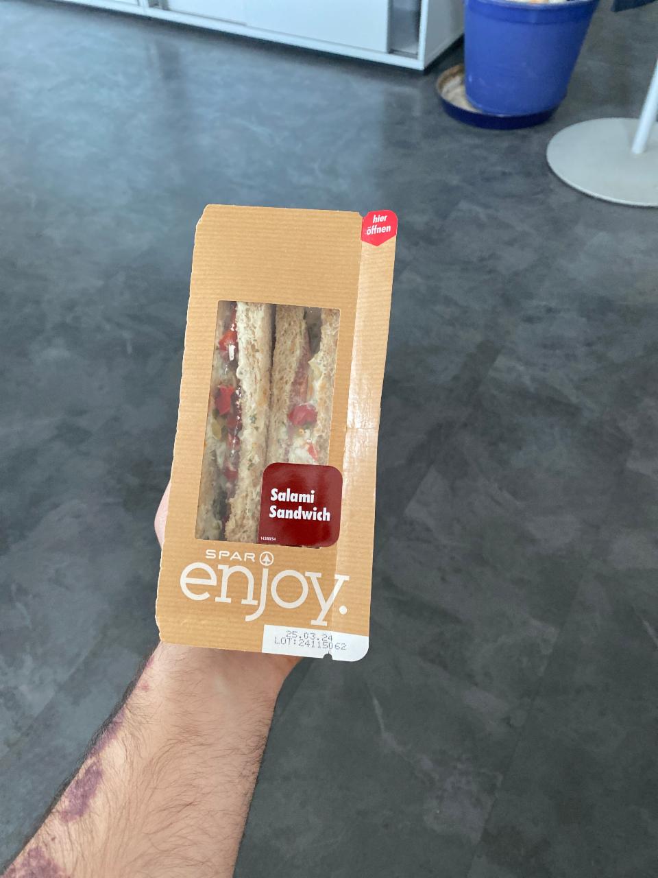 Fotografie - Salami Sandwich Spar