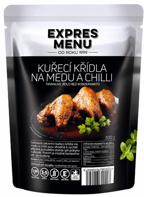 Fotografie - Kuřecí křídla na medu a chilli Expres menu