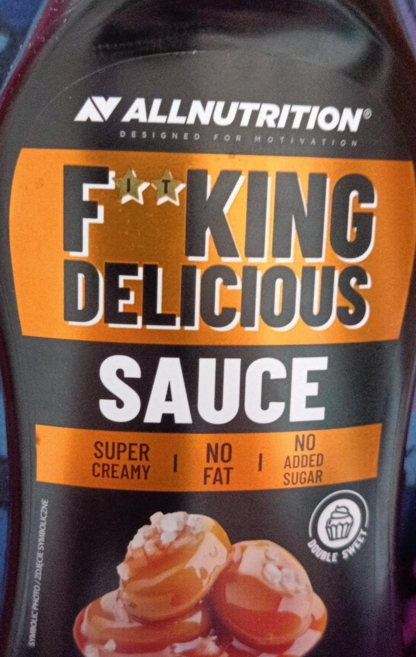 Fotografie - Fitking delicious sauce Salted caramel Allnutrition