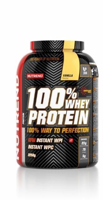 Fotografie - 100% whey protein vanilla (vanilka) Nutrend