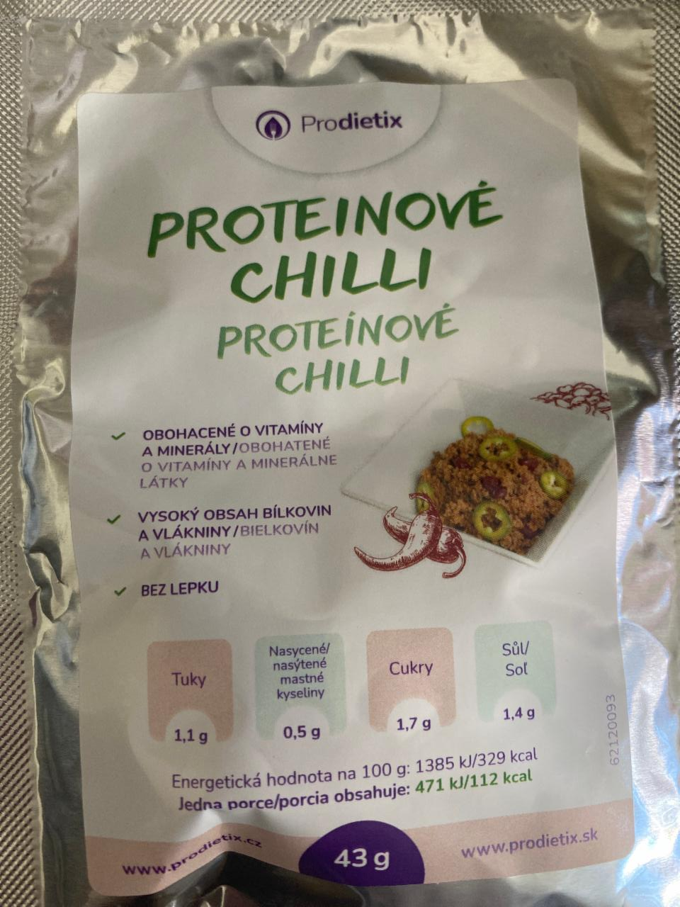 Fotografie - Proteinové chilli Prodietix