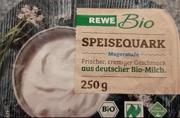 Fotografie - speisequarkzubereitung magerstufe mit Jogurth bio rewe