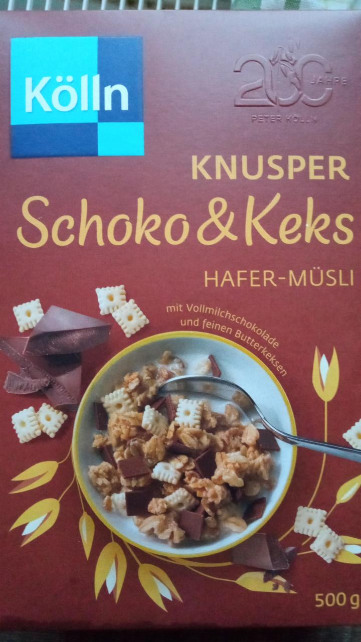 Fotografie - Knusper Schoko & Keks Hafer-Müsli Kölln