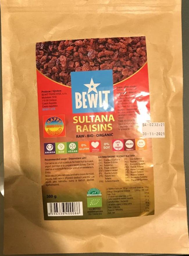 Fotografie - Bio Sultana Raisins Bewit