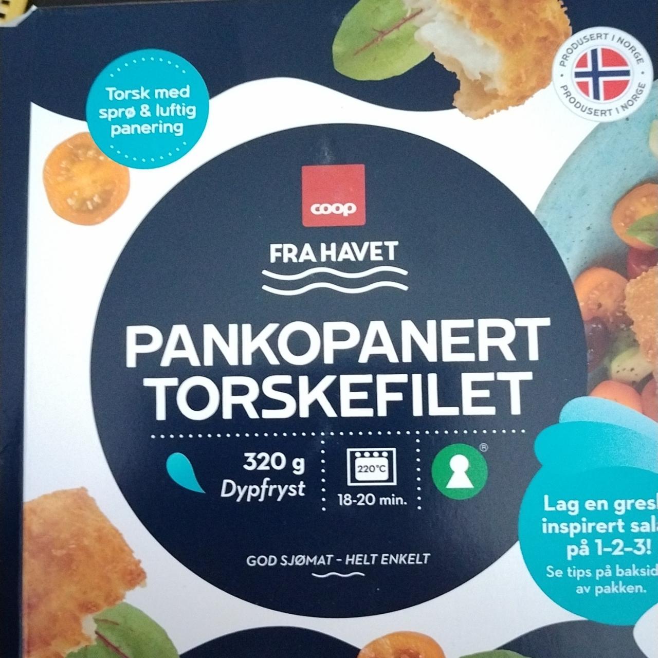 Fotografie - Pankopanert Torskefilet Coop